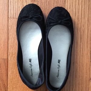 NWOT American Eagle Black Flats